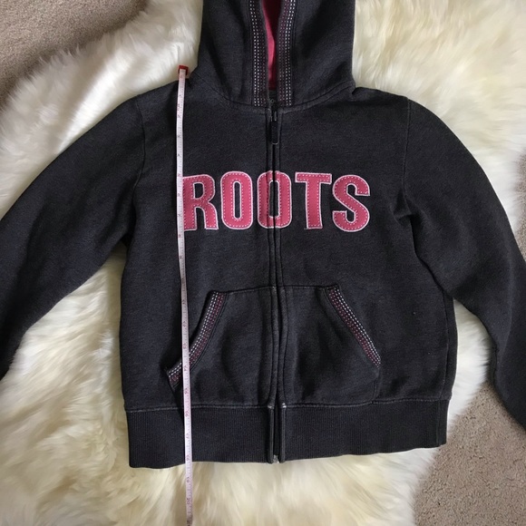 ROOTS Girls Hoodie Sweater w/ Zipper -XL (11-12yr) - Picture 6 of 8